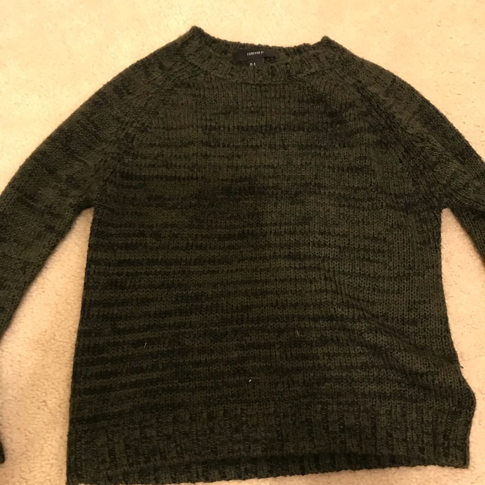 Green sweater